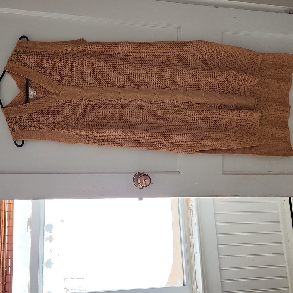 Knit sweater dress